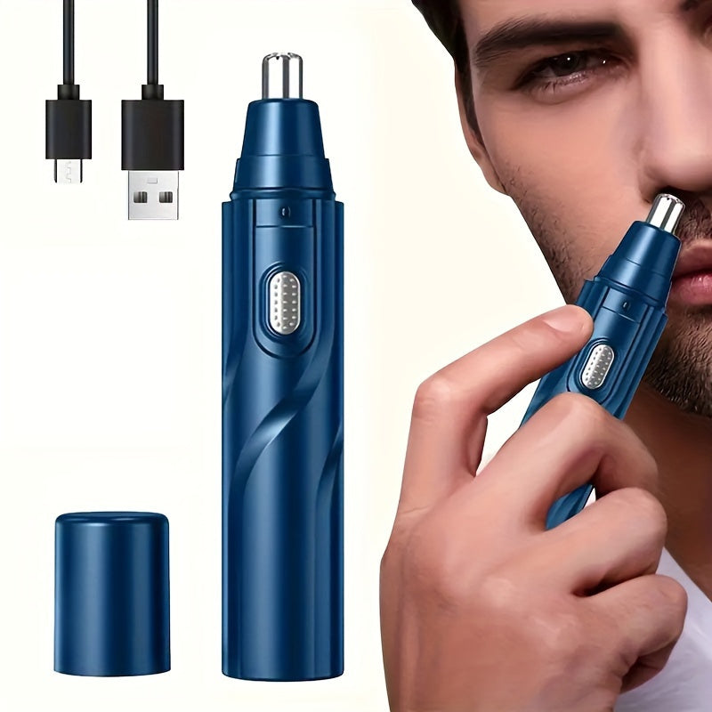 Electric Nose Hair Trimmer USB Rechargeable Trimmer For Nose And Ear Hair Nose Hair Shaver For Women And Men Painless Eyebrow And Facial Hair Removal Device