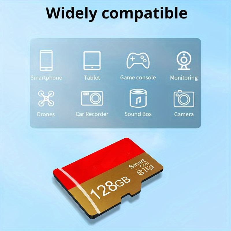 256GB Micro SD Card 128GB High-Speed Micro SD Cards - Reliable Mini SD Flash Memory with TF Storage Power for Smartphones, Cameras, and Tablets
