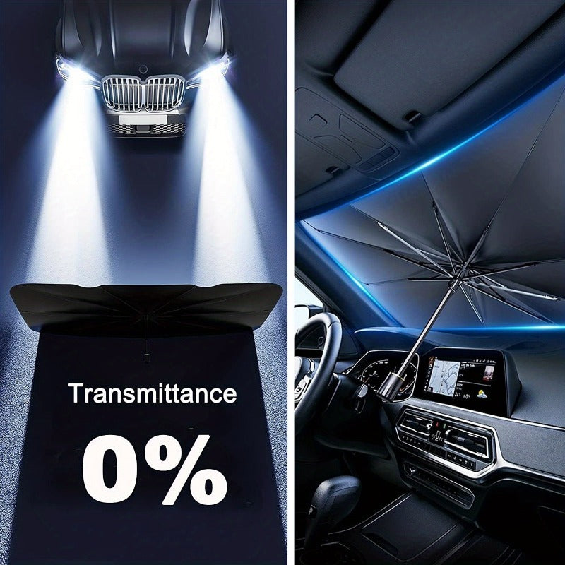 Automobile Windshield Sunshade-foldable Automobile Umbrella Sunshade, Anti-ultraviolet Car Front Window (heat Protection) Windshield Cover- Best gift for colleagues, friends and family