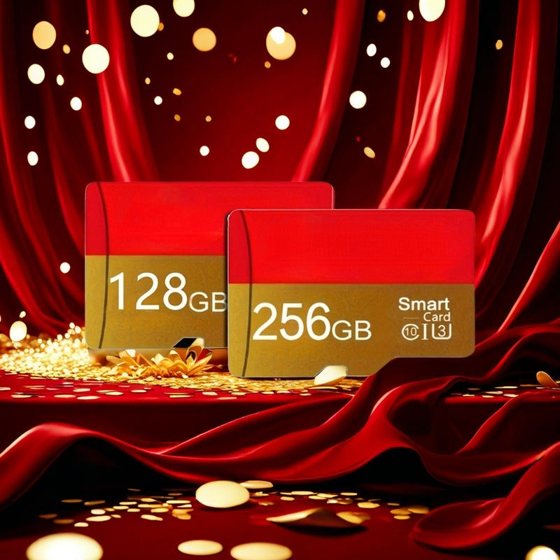 2Pack SD Card 128GB Memory Card with SD Adapter, High Speed TF Card 128GB, Class 10, U3, for Android Phones Tablets Camera Smartphone