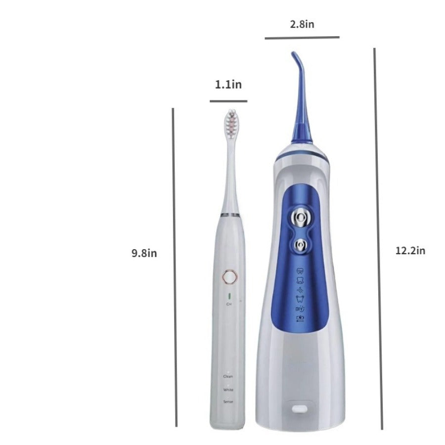 The combination of a toothner and an electric toothbrush is used for braces, bridges, teeth care, multi -functional multi -mode adjustment, Christmas day and Christmas gift.