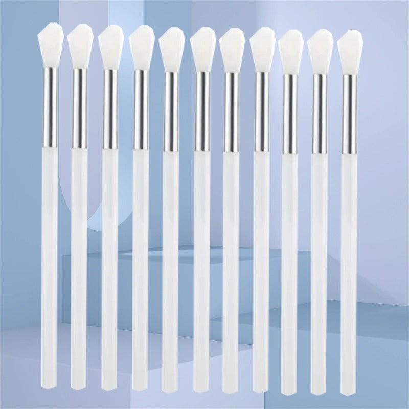 Soft Nylon Bristle Makeup Brush Set - Unscented ABS Handle, Professional Cosmetic Brushes for Foundation, Blush, Highlight, Powder, Contouring, Eyeshadow Dotting - Durable & Wear-Resistant