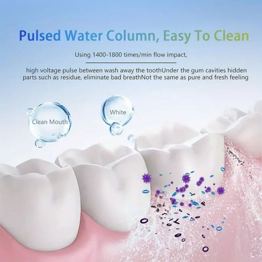 The combination of a toothner and an electric toothbrush is used for braces, bridges, teeth care, multi -functional multi -mode adjustment, Christmas day and Christmas gift.