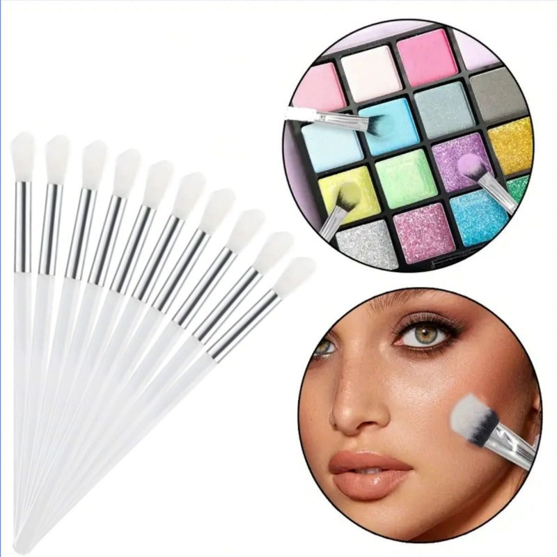 Soft Nylon Bristle Makeup Brush Set - Unscented ABS Handle, Professional Cosmetic Brushes for Foundation, Blush, Highlight, Powder, Contouring, Eyeshadow Dotting - Durable & Wear-Resistant