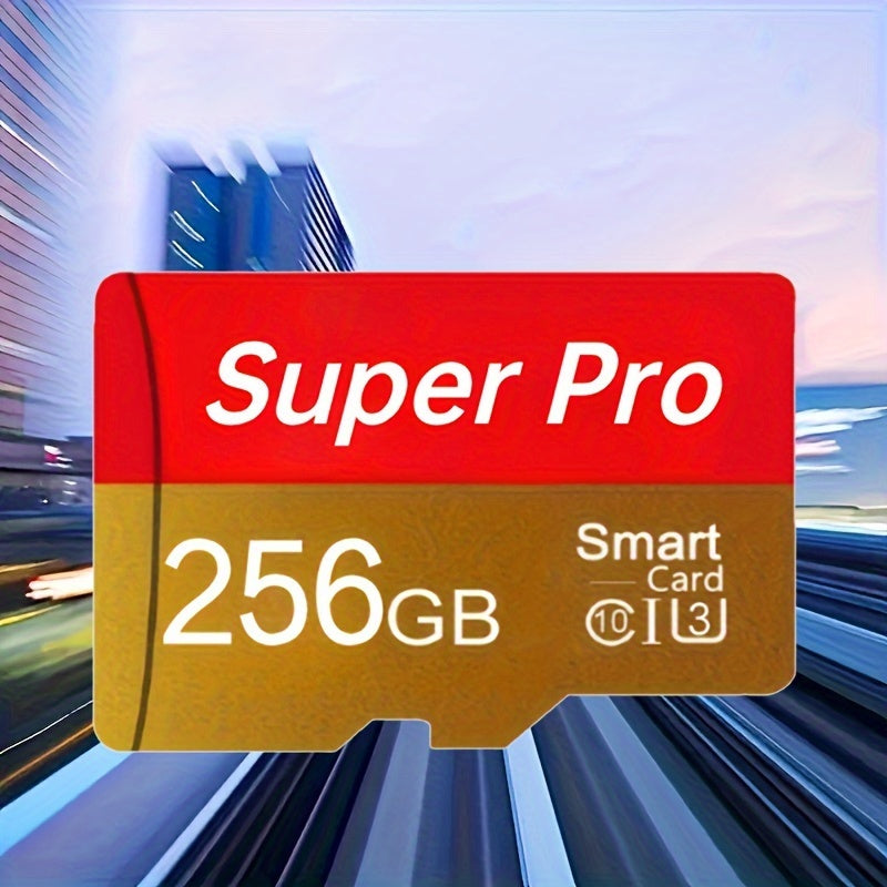 256GB High-Speed Micro SD Card U3, A2, Class 10 - SmartPro 256GB TF Card with SD Adapter, Durable & Strong for Smartphones & Cameras, Micro Sd Card Adapter